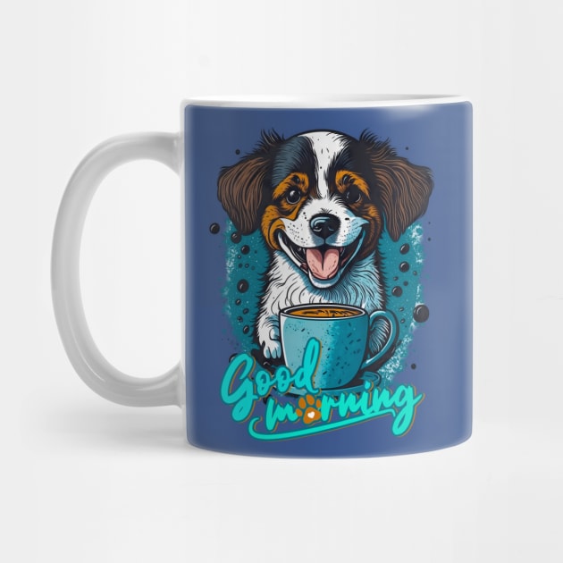 Good Morning - a coffee and a cute dog - what do you need else? by design-lab-berlin